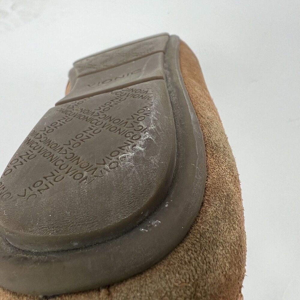 Vionic Chill Bridget Brown Suede Loafers Size 11 Slip-On Flats Comfort - Picture 11 of 11